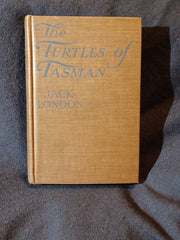 Turtles of Tasman by Jack London.  1917. 4th printing,  Pieces of the very scarce dust jacket