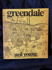 Greendale by Neil Young. Illustrated by James Mazzeo inscribed with sketch by Mazzeo