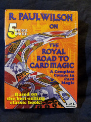 Royal Road To Card Magic by R. Paul Wilson. 5 disc DVD set.