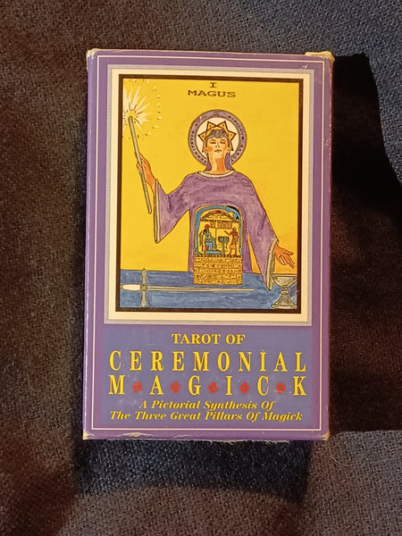 希少TAROT OF CEREMONIAL MAGICKタロットカード Tarot of Ceremonial Magick by Lon Milo Duquette. – formerly