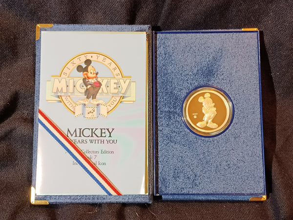 Disney Silver Coin, Sixty Years 
