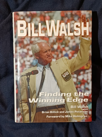 Finding the Winning Edge by Bill Walsh,  Signed by Bill Walsh.