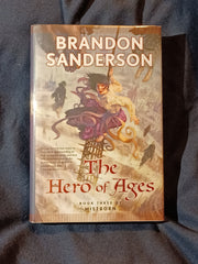 Hero of Ages: Book Three of Mistborn by Brandon Sanderson. First printing. Inscribed by Sanderson