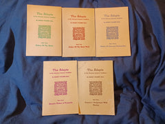Adepts In The Western Esoteric Tradition (5 volumes) by Manly Palmer Hall. All stated first printings