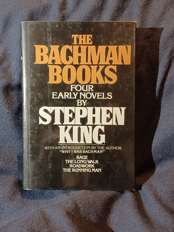 Bachman Books: Rage / The Long Walk / Roadwork / The Running Man by Stephen King writing as Richard Bachman. Book Club.