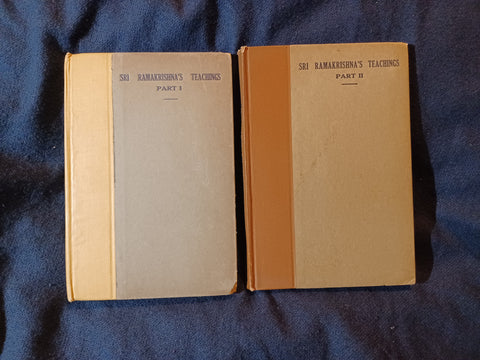 Sri Ramakrishna's Teachings Part 1 and Part 2 (2 volumes).