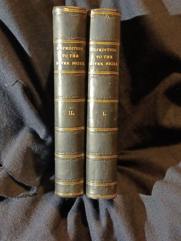 Narrative of the Expedition Sent By Her Majesty's Government to the River Niger, in 1841. Under the Command of Captain H. D. Trotter by Captain William Allen. Richard Bentley. 1848. 2 volumes.