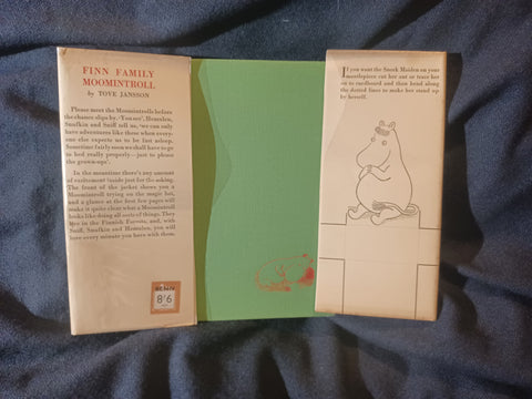 Finn Family Moomintroll by Tove Jansson  First UK printing  with pieces of dust jacket.