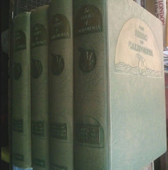 Birds of California: Large Paper Edition by William Leon Dawson 4 volume set. 1923