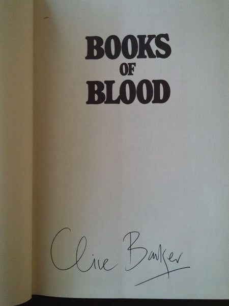 Books of Blood by Clive Barker. Illustrated by JK Potter and Harry O ...