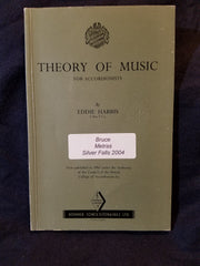 Theory of Music for Accordionists by Eddie Harris