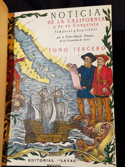 Noticia de la California y de su conquista temporal y espiritual..by Miguel Venegas.