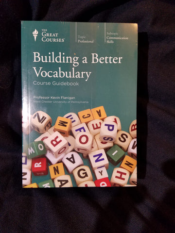 Building a Better Vocabulary Professor Kevin Flanigan. Audio CD 18 discs plus guide book. As new.