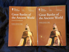 Great Battles of the Ancient World by Garrett G. Fagan. Great Courses,  24 lectures on 4 dvd's