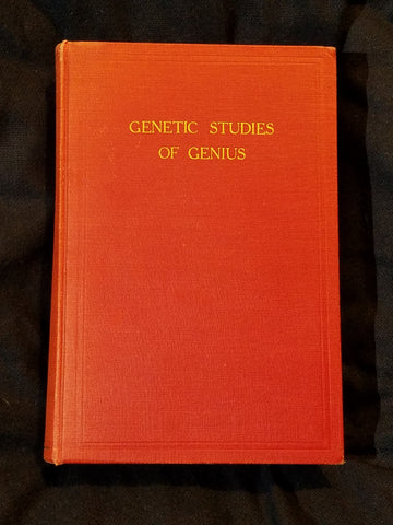 Genetic Studies of Genius, Vol. 3, The Promise of Youth- Follow-up Studies of a Thousand Gifted Children edited by Barbara Stoddard Burks et. al. Inscribed