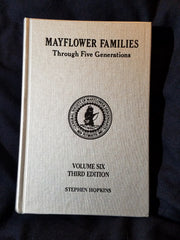 Mayflower Families Through Five Generations: The Stephen Hopkins Family.