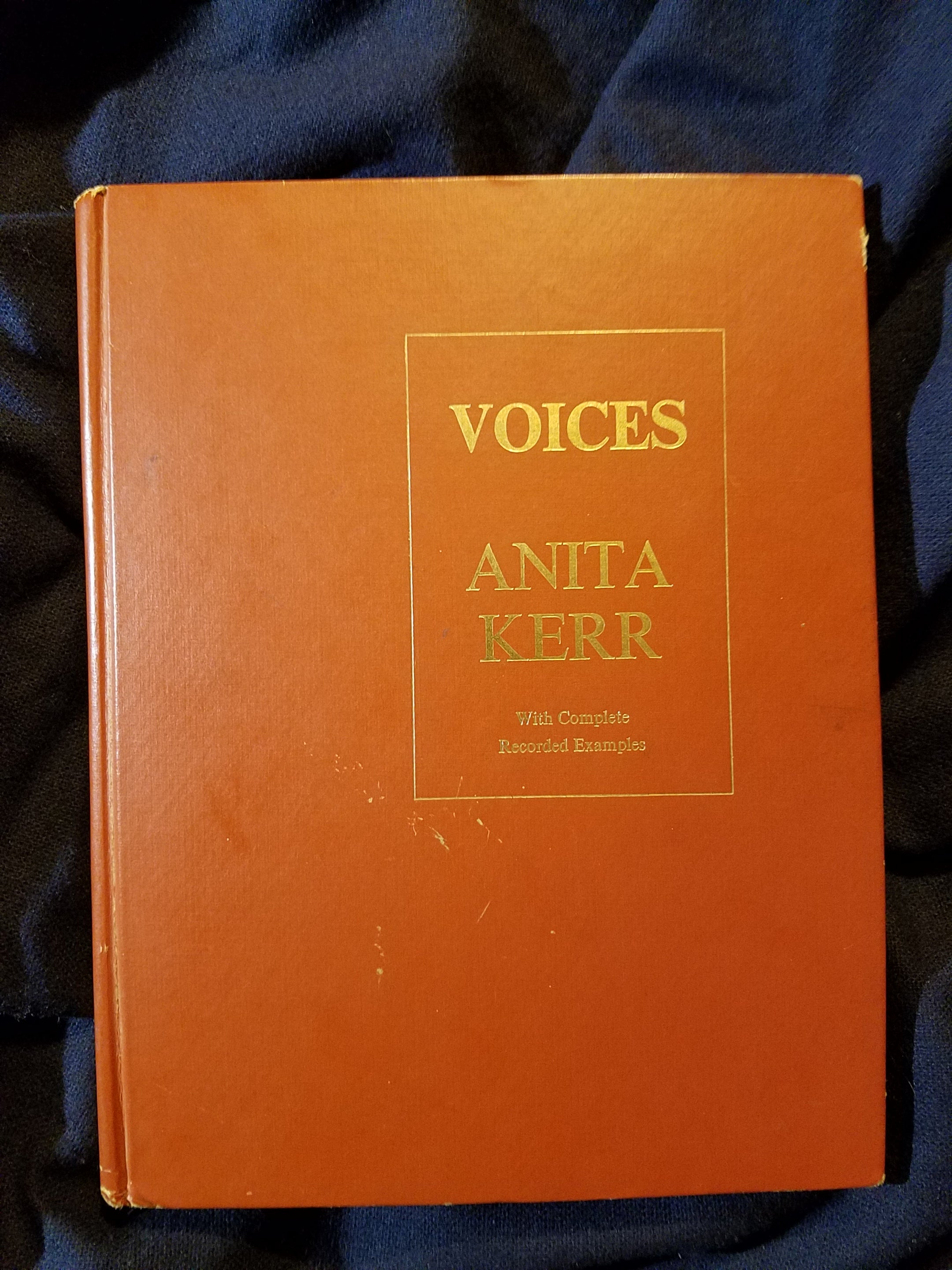 『編曲』VOICES ANITA KERR Voices- With Complete Recorded Examples by Anita Kerr