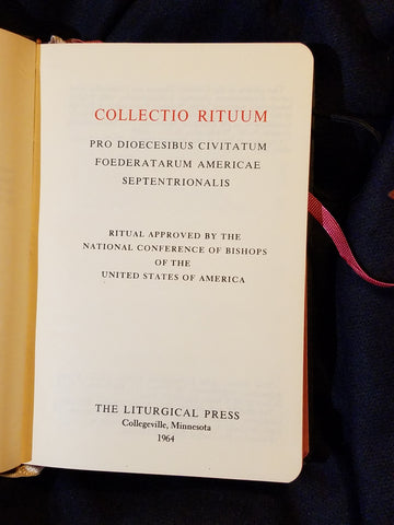 Collectio Rituum: Pro Dioecesibus Civitatum Foederatarum Americae Septentrionalis