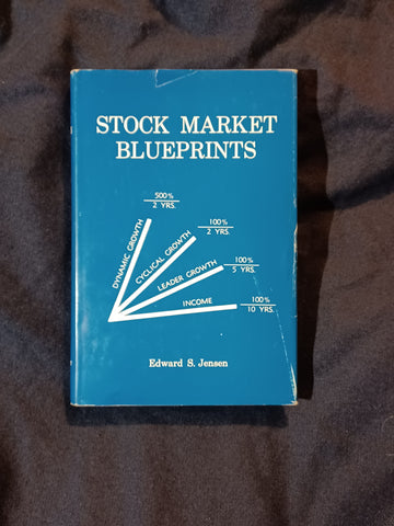 Stock Market Blueprints by Edward S. Jensen. FIRST EDITION in dust jacket
