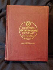 Webster's New International Dictionary, Second Edition, India Paper. Laid in Guide and Addenda.
