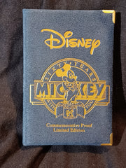 Disney Silver Coin, Sixty Years "MICKEY 60 Years With You" Commemorative Proof Limited Edition Complete set of 7 coins