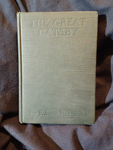 Great Gatsby, by F. Scott Fitzgerald. First printing with publisher's errors