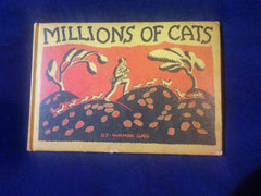Millions of Cats written and illustrated by Wanda Gag. First issue.