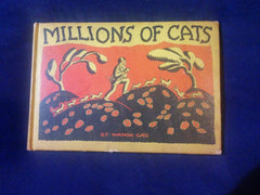 Millions of Cats written and illustrated by Wanda Gag. First issue.