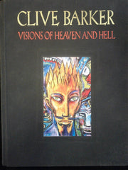 Visions of Heaven and Hell by Clive Barker inscribed with a hand-written sketch